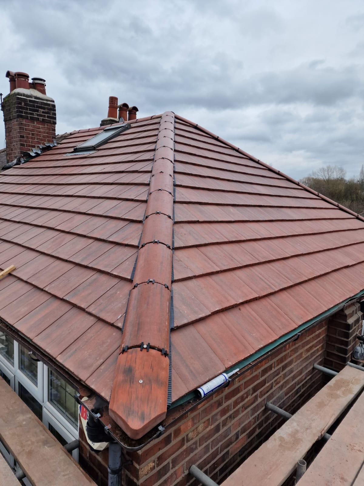 Valley Home Improvements roofing project near Gothic estate cottages and Marford Hill, Marford LL12